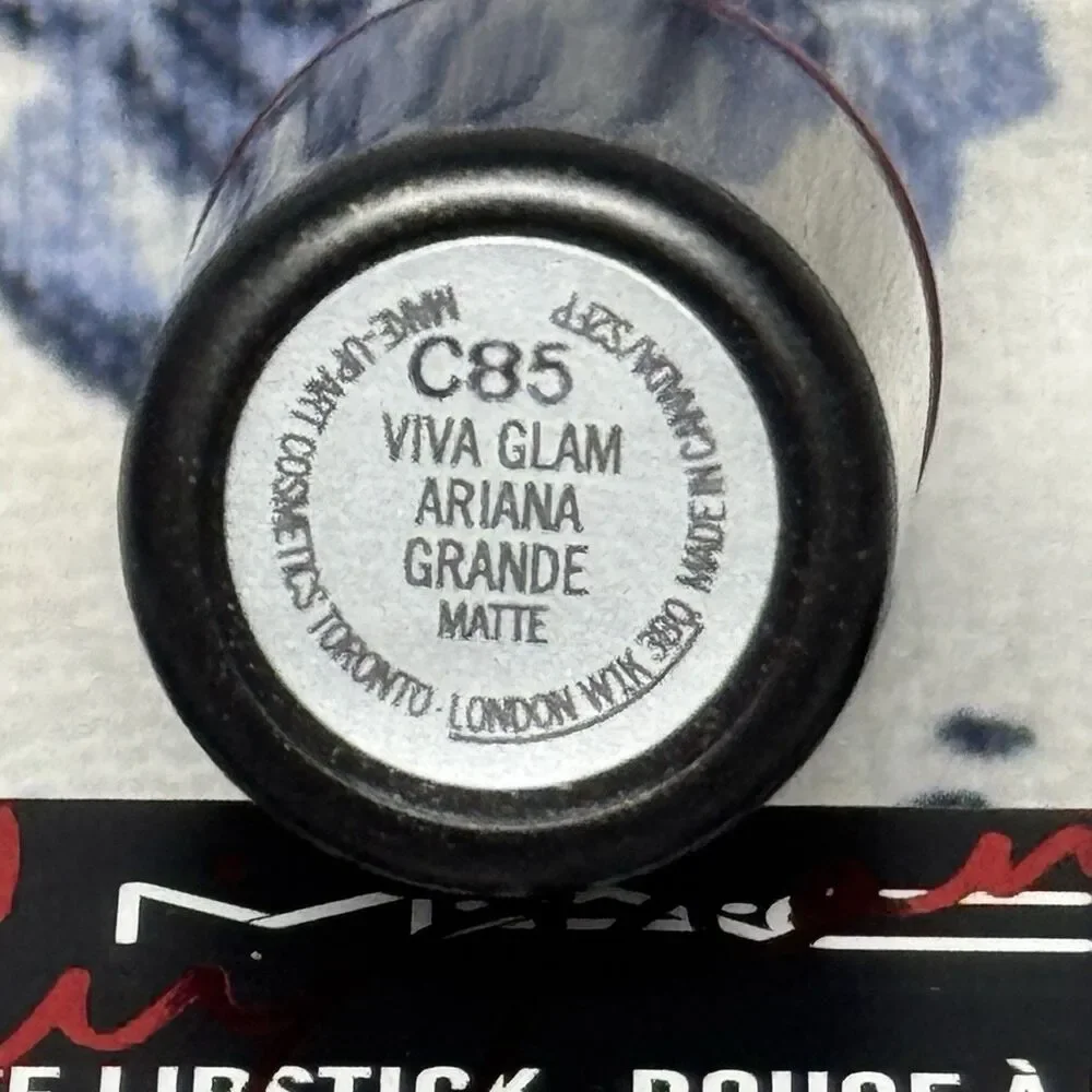 MAC Viva Glam Ariana Grande Deep Red Matte Lipstick  Limited Edition NIB